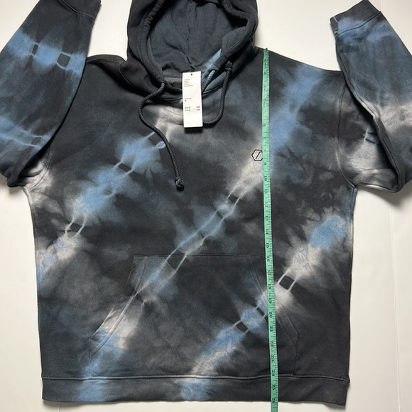 NWT Urban Outfitters Standard Cloth Tie Dye Hoodie Medium Blue - Picture 6 of 8